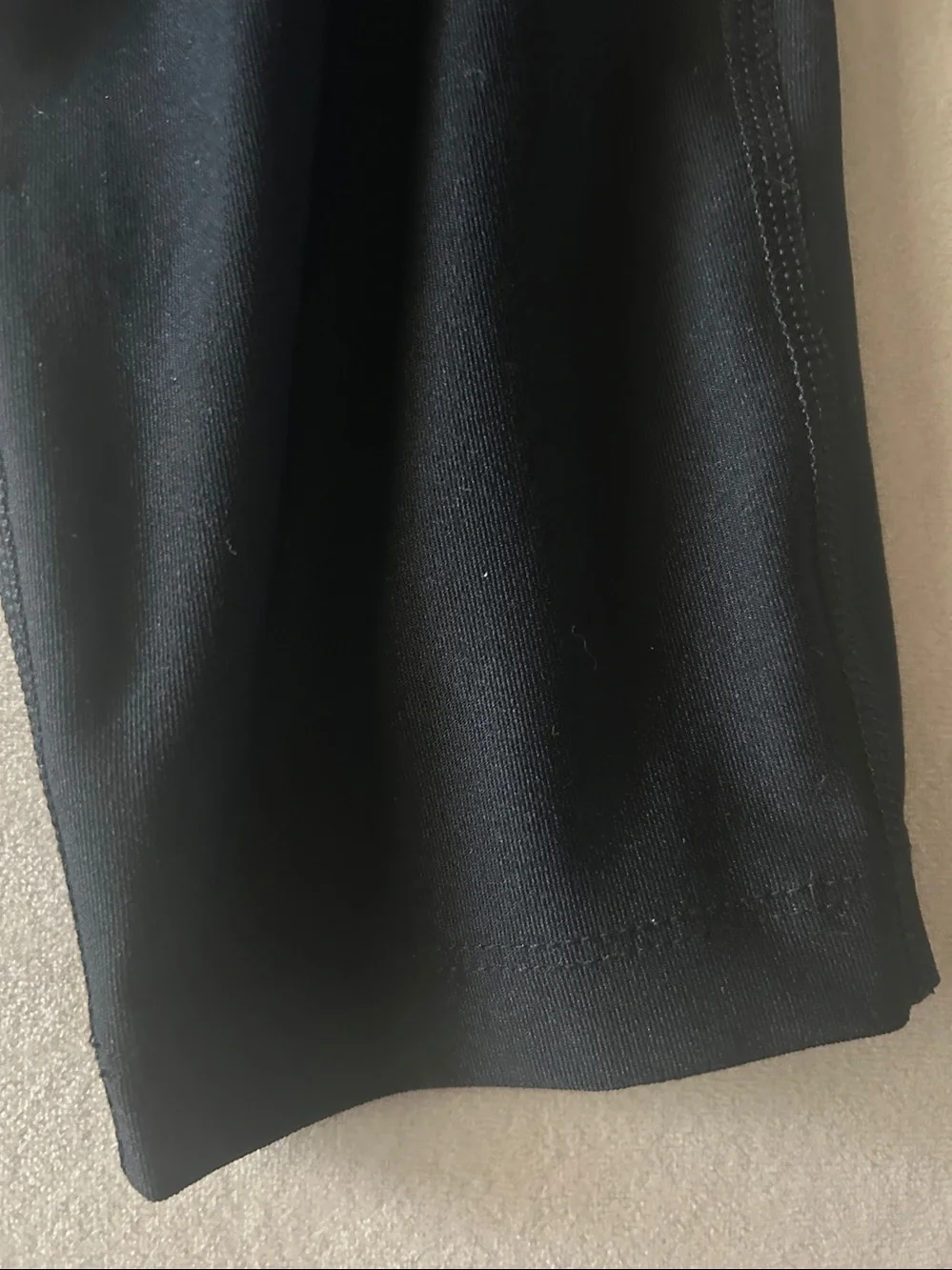 Nike Black Girls' Leggings with White Swoosh